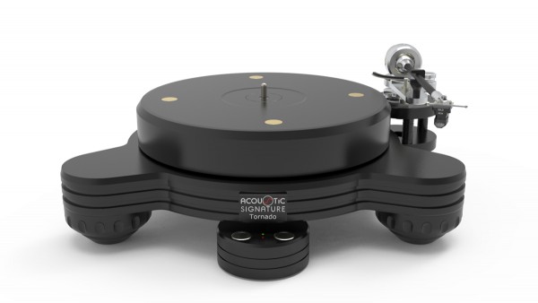 Plattenspieler Tornado NEO Schwarz ohne Tonarm & System von Acoustic-Signature