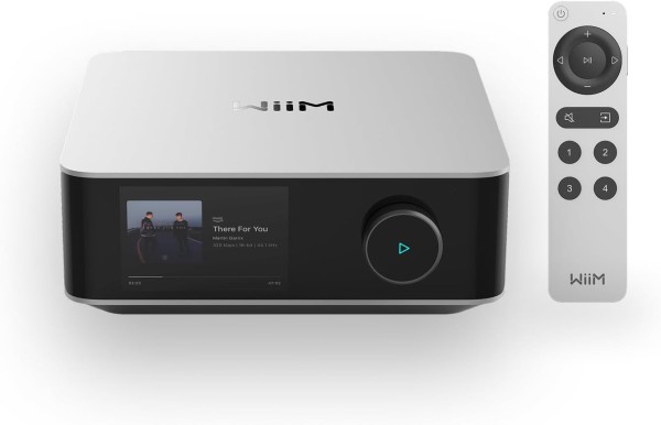WiiM Amp Ultra, Streaming Amp, Silver