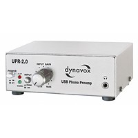Dynavox Phono-Vorverstärker mit USB/UPR-2.0 Silber 206000